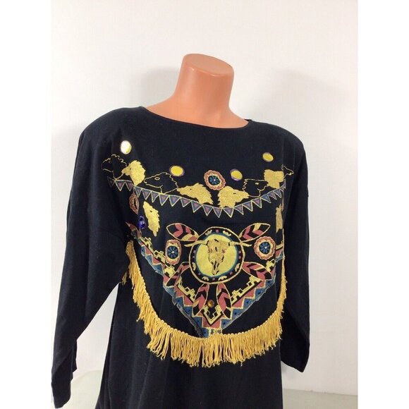 Sweet Blondie Vintage Western Top Womens Small - Picture 3 of 7